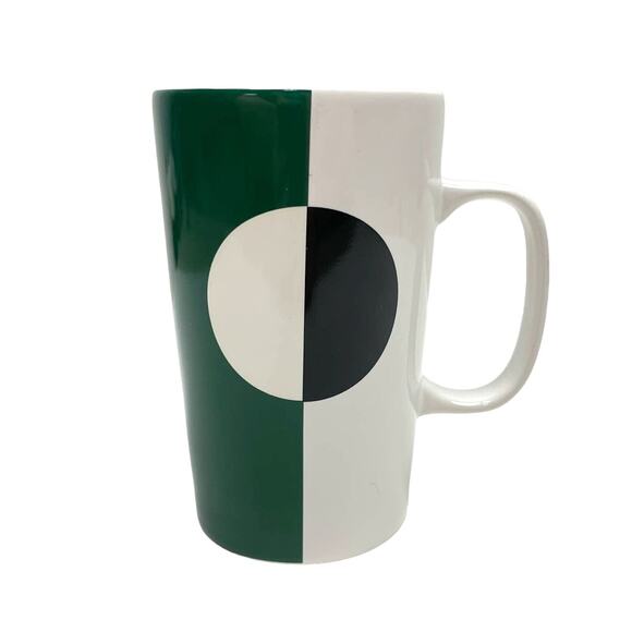 Starbucks | Dot Geometric Collection 2014 Mid Century Modern 16 oz Tall Mug - Picture 1 of 7